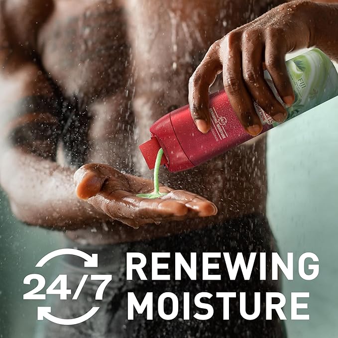 Old Spice Body Wash + Hand & Body Lotion Bundle Pack, 24/7 Moisturizing Freshness, For All Skin Types, Fiji with Palm Tree + Coconut Lasting Scent, 16 oz & 20 oz (Pack of 2)