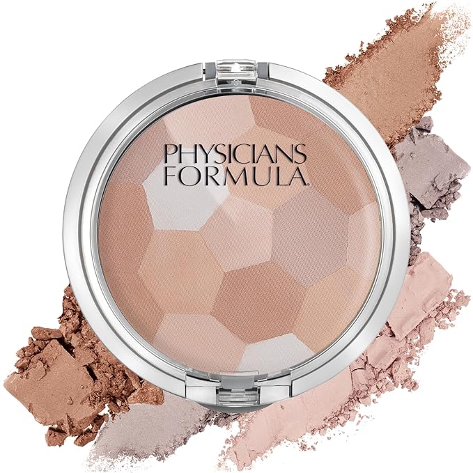 Physicians Formula Setting Powder Palette Multi-Colored Pressed Finishing Powder Translucent & Butter Believe It! Foundation + Concealer Fair-to-Light | Dermatologist Tested