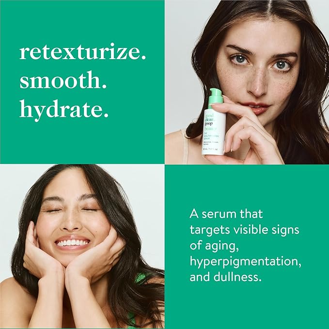 good.clean.goop beauty The Healthy Aging Serum | Facial Serum with Tranexamic Acid, Shikimic Acid & Goji Berry Oil | Serum to Help Smooth Wrinkles and Fine Lines | Anti-Aging Serum | Vegan | 1 Fl oz