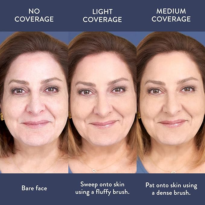 LAURA GELLER NEW YORK Award-Winning Baked Balance-n-Brighten Color Correcting Powder Foundation - Golden Medium - Buildable Light to Medium Coverage - Demi-Matte Natural Finish