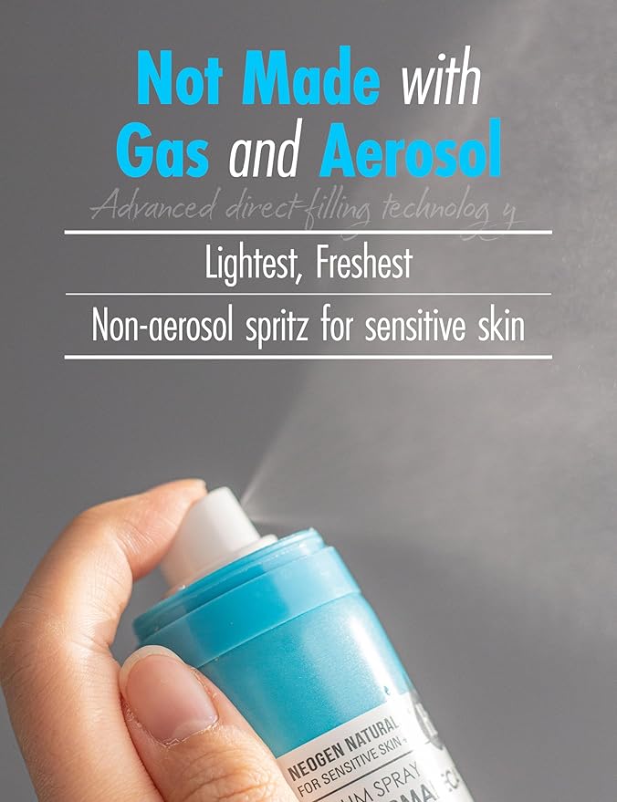 [K-Beauty] Neogen H2 Dermadeca Serum Facial Spray | 80% Hydrogen-Water Face Mist Hydrating Serum w/Niacinamide Vitamin C & Centella 4.06 fl oz