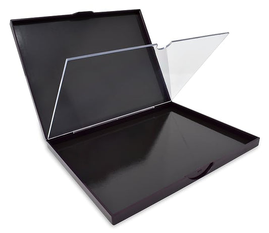 The Adept Palette in Praetorian Purple - Double Sided Magnetic Empty Palette with Divider, Holds Over 100 Standard Round Eyeshadow Pans, Hardshell Case