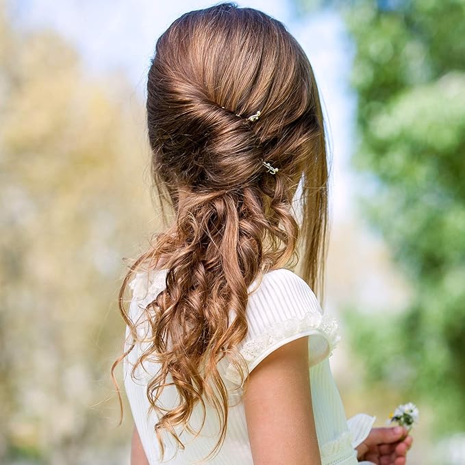 FEPITO 40 Pack Spiral Hair Curlers and Wave Styling Kit - No Heat Curlers and Hooks for All Lengths, 30cm/ 12inch