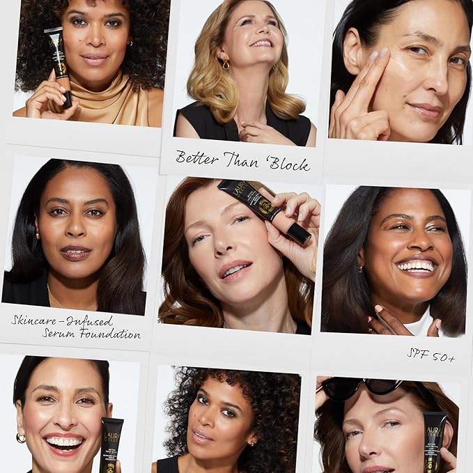 LAURA GELLER NEW YORK Better Than ‘Block Skincare-Infused Serum Foundation with Broad Spectrum SPF 50+, Sand