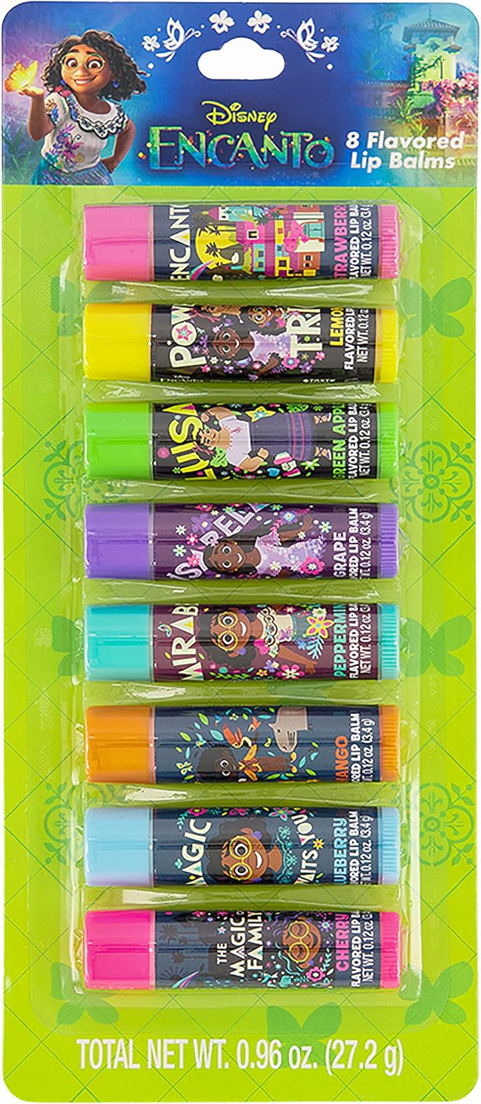 Encanto 8 Pack Lip Balm, 8.0 Fl Oz