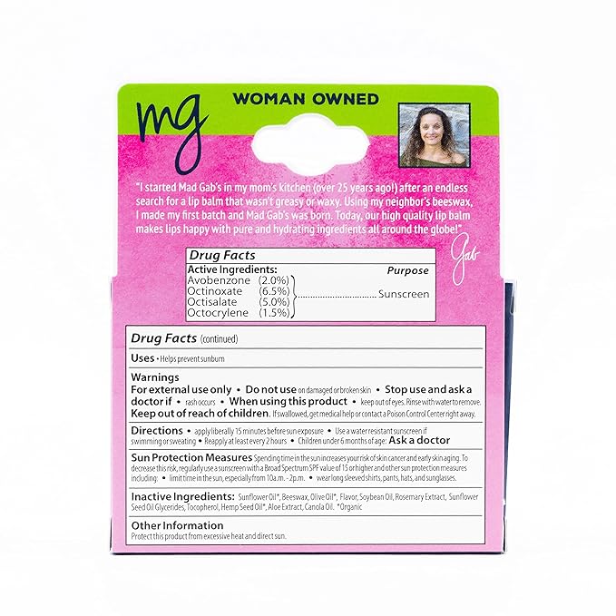 MG Signature Prickly Pear Lip Balms with SPF 15 (Pack of 3)