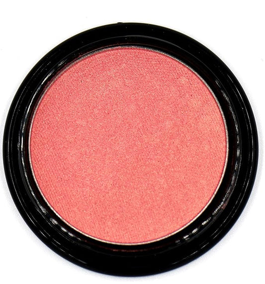 Sunkissed Shimmering Pink with Tints of Orange Blush Pressed Cheek Blush Color Contour Powder, Talc & Paraben Free, 4 Grams, No Animal Testing & Cruelty Free
