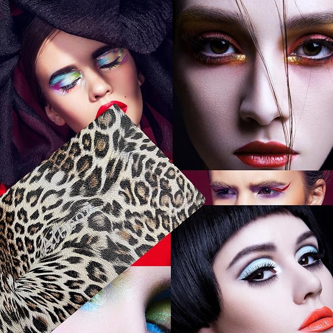 Magnetic Makeup Palette Leopard Empty Makeup Palette for Eyeshadow Lipstick Blush Powder