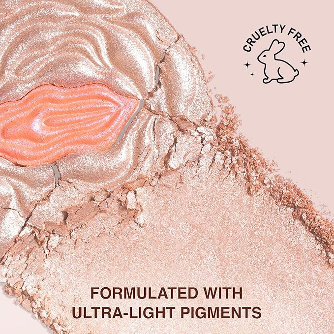 Highlighter Makeup Powder Divine V - Highlighter Powder for Radiant Glow - Face Highlighter for All Skin Tones - Easy-to-Apply Powder Highlighter, 0.53 Oz
