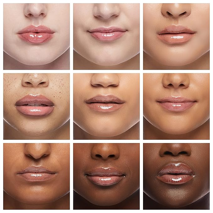 KISSIO Natural Lip Plumper,Lip Plumping Lip Gloss,Lip Plumper Gloss,Derol Lip Plumper,Moisturizing& Reduce Fine Lines 5.5ml For Day Ues