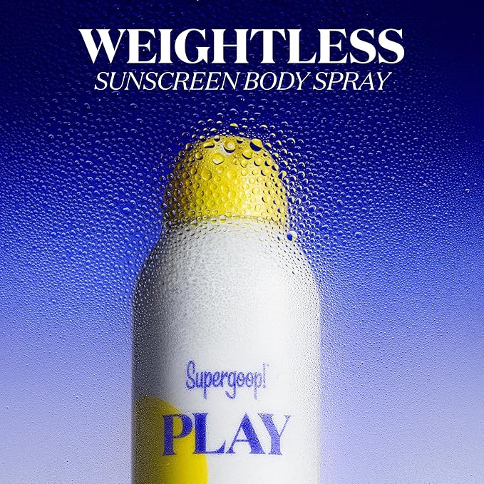 Supergoop! PLAY Antioxidant Body Mist w/Vitamin C - 6 fl oz - SPF 50 PA++++ Broad Spectrum Sunscreen - Body Spray - Great for Active Days