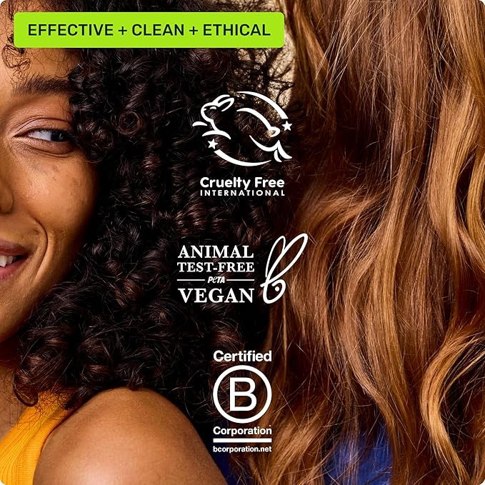 Ethique Smoothing Shampoo Bar for frizzy hair with Coconut Butter - Plastic-Free, Cruelty-Free, Vegan, 3.88 oz - Formerly Frizz Wrangler