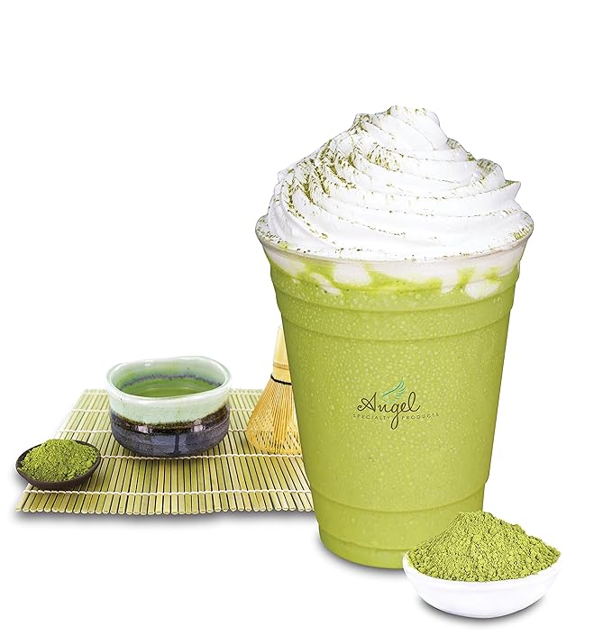 Angel Specialty Products Matcha Green Tea Blended Crème Mix [3 LB]