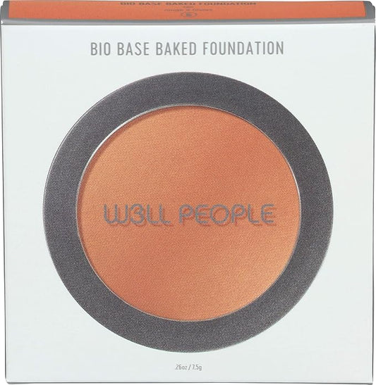 Well People Bio Powder Foundation, Lightweight & Hydrating Foundation For Perfecting & Smoothing Skin, Semi-Matte Finish, Vegan & Cruelty-free, 6N