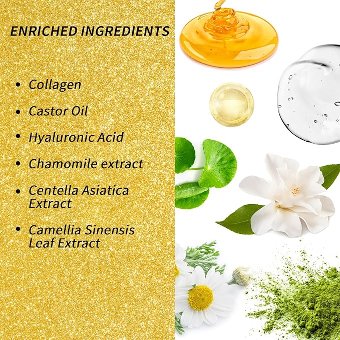 Eye Gel Pads - 24 Pairs Golden Under Eye Patches with Collagen & Hyaluronic Acid, Anti-Aging Eye Mask for Puffiness, Dark Circles & Wrinkles, Relieve, Refreshing & Revitalize Skin