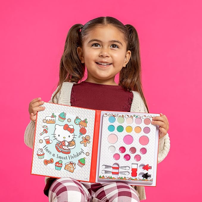 Lip Smacker Hello Kitty Holiday Beauty Book Makeup Set For Girls