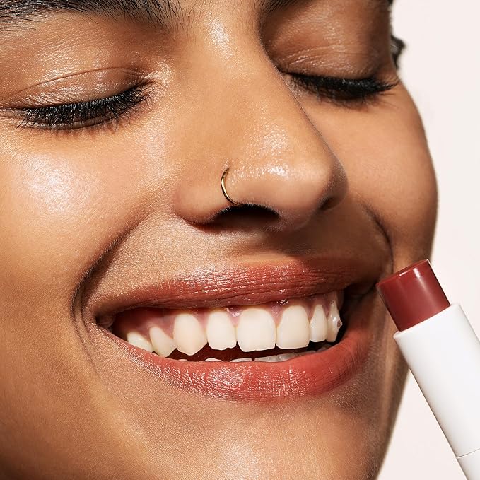 Melixir Vegan Lip Butter #18 Vintage Lust (+11 more colors), Hydrating Tinted Lip Balm Stick, Bee-Free, Petrolatum-Free, Plant-Based, Moisturizes Dry Chapped Lips With Shea Butter, Sheer Natural Finish