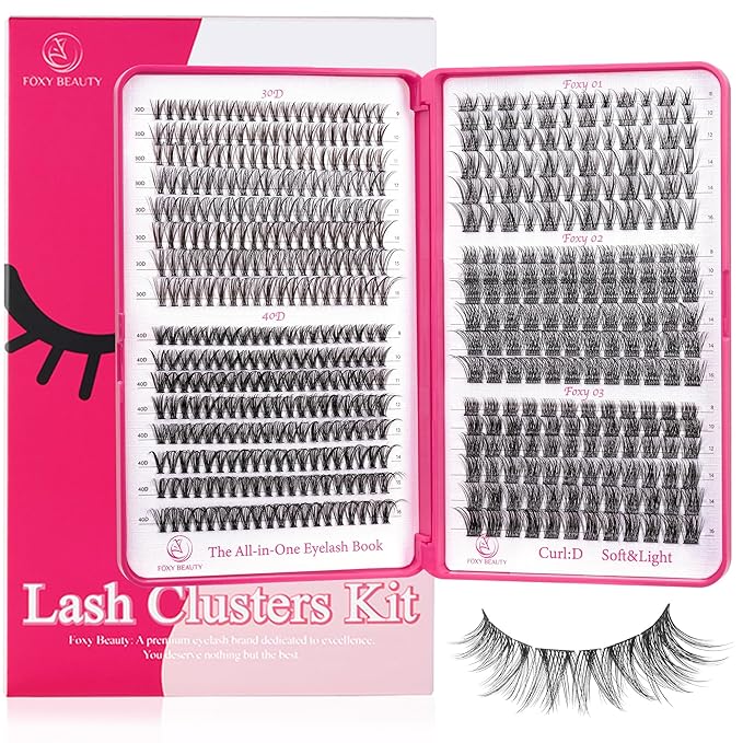 Lash Clusters Wispy - Lash Clusters,30D 40D Lash Clusters For Natural Look WideSpan 8-16MM Eyelash Clusters D Curl Lash Clusters For DIY Lashes At Home