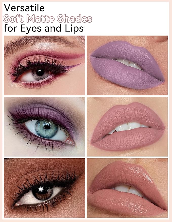 Erinde Waterproof Cream Eyeshadow Stick, Matte Nude Eye Shadow Sticks, Longwear Blendable High Pigmented, Neutral Eye Shadow Sticks Matte for Older Eyes, Smokey Eyeshadow Pencil Crayon, 21 Gray Brown