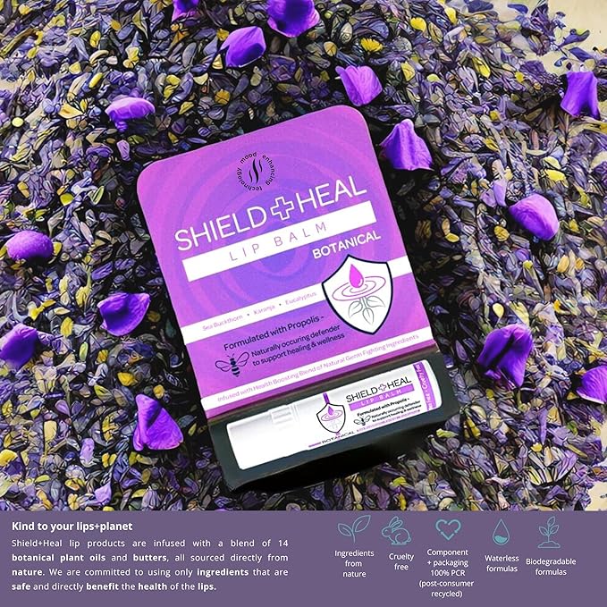 2 Pack - Botanical Lip Balm with Aromachology, Mood-Boosting Fragrance Technology, Soothes Chapped Lips & Relieves Dryness, Silky Smooth Texture Warms on Contact (2 Pack)