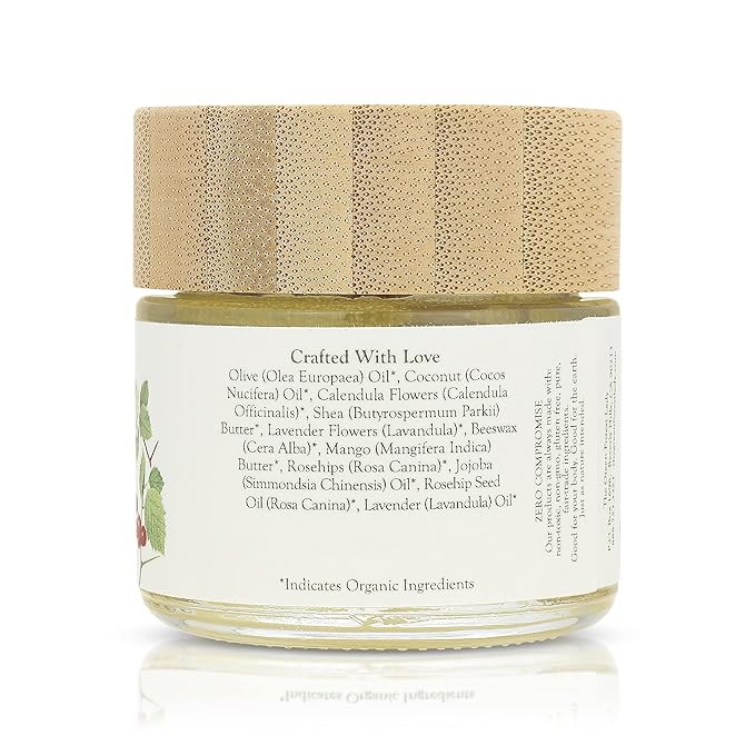 Green Forest Lady-Organic Growing Belly Balm to Support Skin as it Stretches in Pregnancy | Improves Elasticity | Moisturizes Skin | Soothes Itching | 2 FL. OZ./59.15 ML.