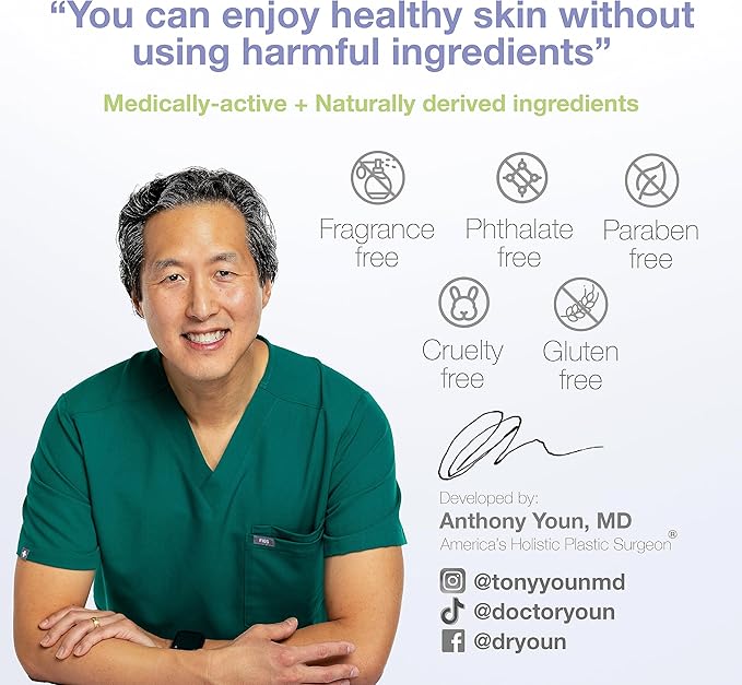 YOUN Beauty Green Tea Toner Face Mist Spray, 180 ML – Alcohol-Free, pH-Balancing & Hydrating Toner with Green Tea and Chamomile Extracts by Dr. Anthony Youn