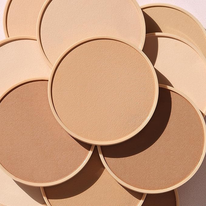 Wander Beauty Wanderlust Powder Foundation - Medium - Blurs and Evens Skin Tone - Perfects and Hydrates With Hyaluronic Acid, Aloe, Honeysuckle, & Vitamin E - Lightweight, Buildable Coverage - 0.31 oz