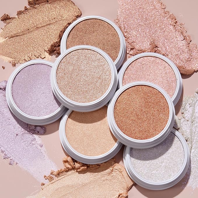 ColourPop Super Shock Highlighter Makeup - High-Pigment, Crème-Powder Face Makeup - Buildable & Blendable Formula with a Unique Bouncy Texture - Candy Floss (0.15 oz)